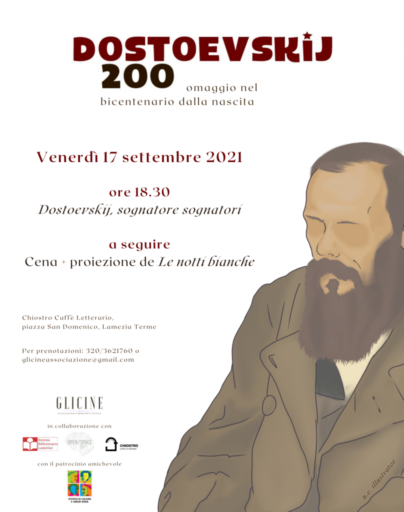 “Dostoevskij 200”: venerdì 17 la serata omaggio al grande scrittore russo