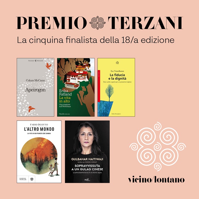 Premio Terzani 2022: annunciata la cinquina finalista