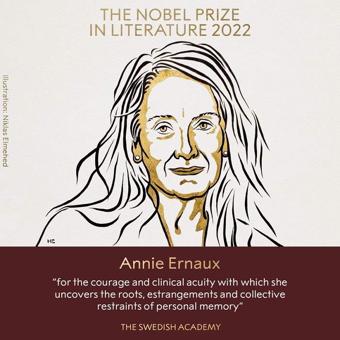 Nobel per la Letteratura 2022: la vincitrice è Annie Ernaux