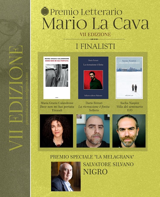 Premio Letterario La Cava: la terzina finalista