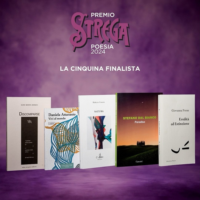 La cinquina finalista del Premio Strega Poesia 2024