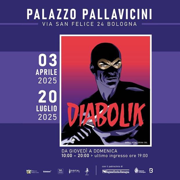 Diabolik: a Palazzo Pallavicini una mostra incentrata sul fumetto di culto