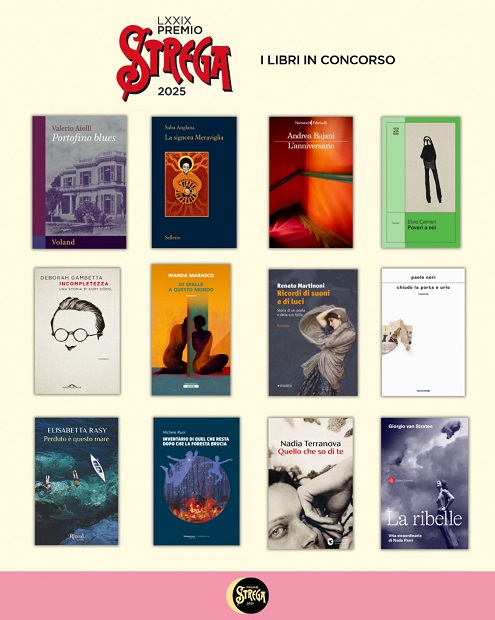 Premio Strega 2025: i 12 libri candidati
