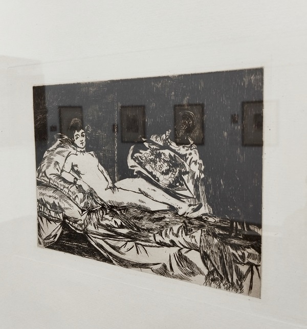Acquaforte di Olympia di Édouard Manet Platania