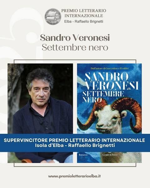 Premio Isola d’Elba – Raffaello Brignetti 2025: il riconoscimento letterario va a Sandro Veronesi