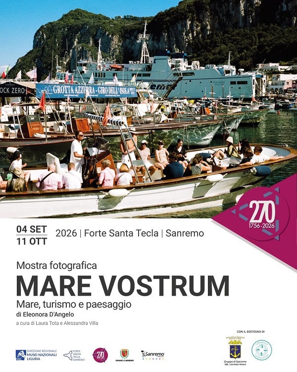“Mare Vostrum. Mare, turismo e paesaggio”, a Sanremo una mostra per riflettere sull’overtourism