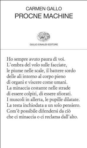 Premio Strega Poesia 2026: Carmen Gallo vince con “Procne Machine”